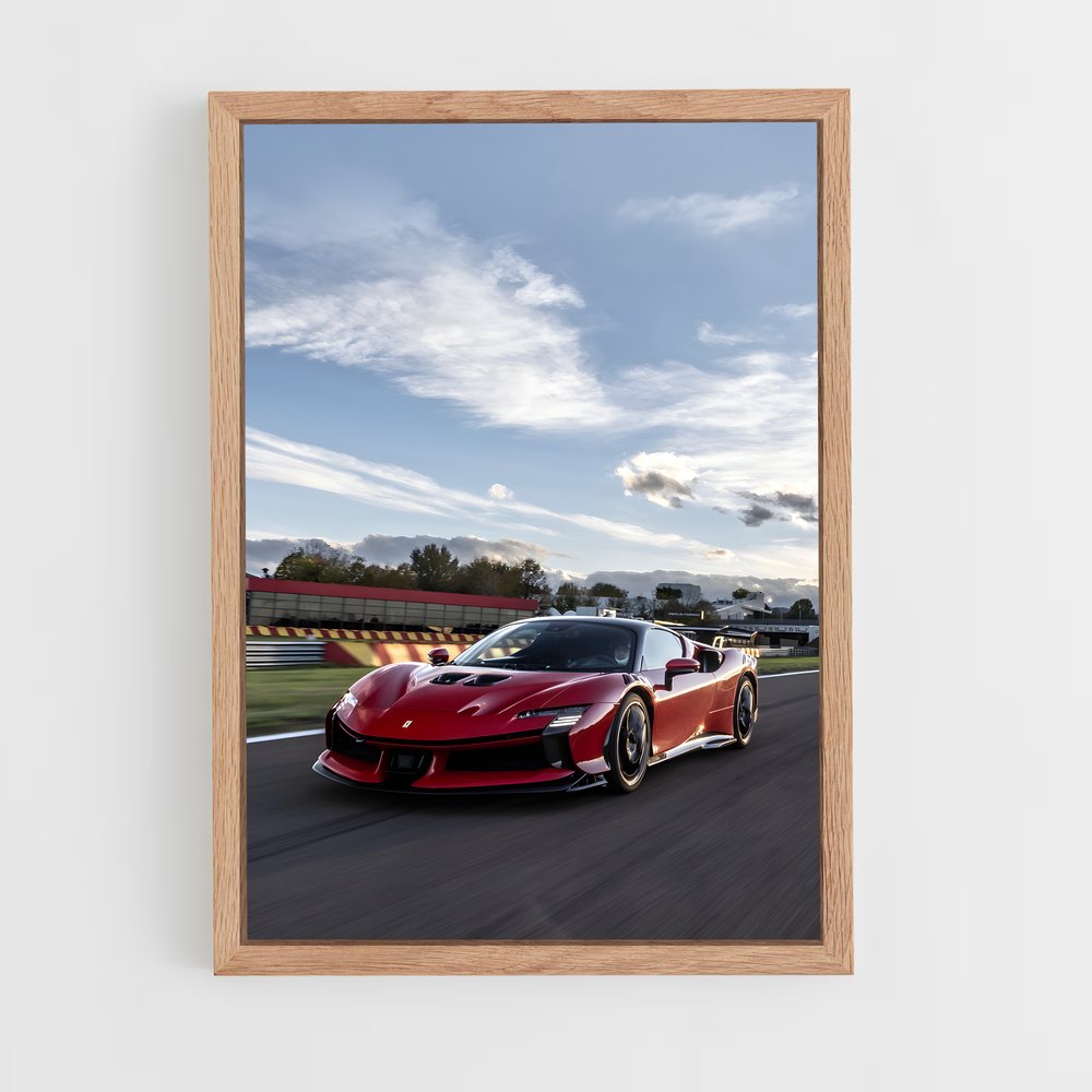 Poster stradale de Vitesse – affiche Ferrari (vue 4)
